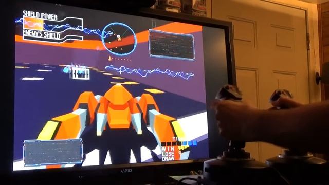 Cyber Sled with Analog Flight Sticks in MAME смотреть онлайн