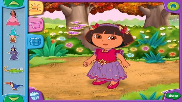 Dora The Explorer | Doras Dress Up Adventures NEW Full Game 2014