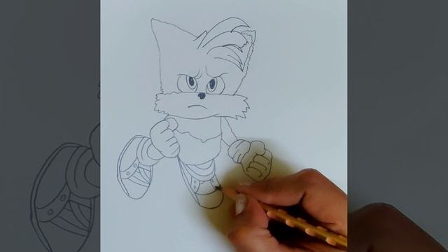 How to draw Tails from Sonic the hedgehog 2 ❤️|| Tails drawing tutorial || Sonic the hedgehog смотреть онлайн