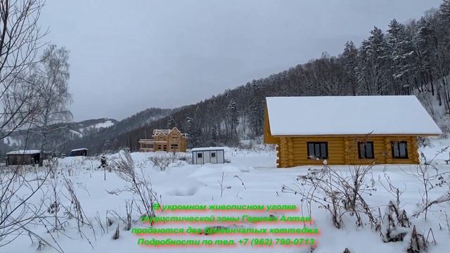 Бревенчатые коттеджи в Горном Алтае (Соузга) смотреть онлайн
