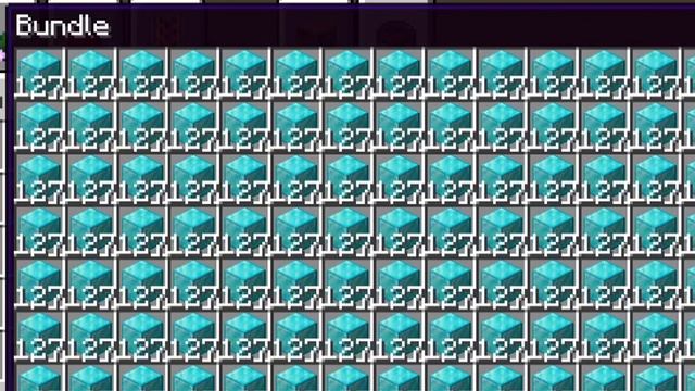 I placed 1000000000 Items inside a Bundle, breaking the Minecraft screen. смотреть онлайн