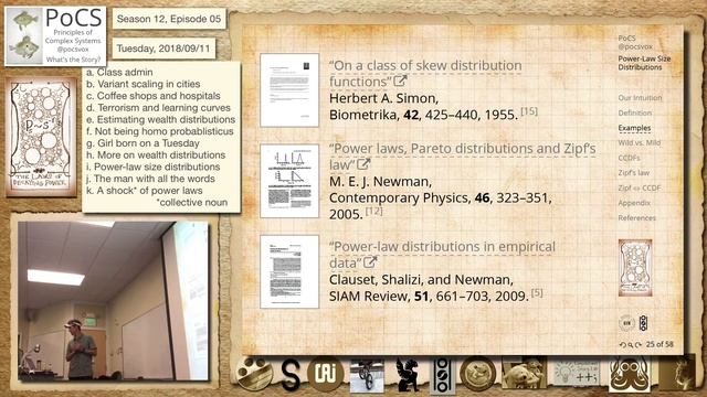 The Statistics of Surprise: Nobody expects the power law size distributions смотреть онлайн