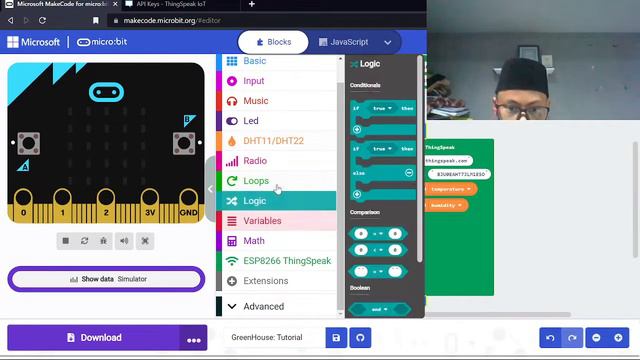 Tutorial GreenHouse:Bit In Microbit (codes Only)