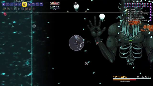 Terraria Calamity Infernum 1.9, Moon Lord, 1-hit, Mage смотреть онлайн