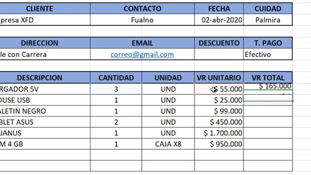 Clase: Cotización [Excel] смотреть онлайн