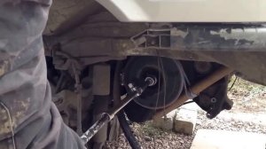 Фиксация шкива коленвала на т4 системой прусик