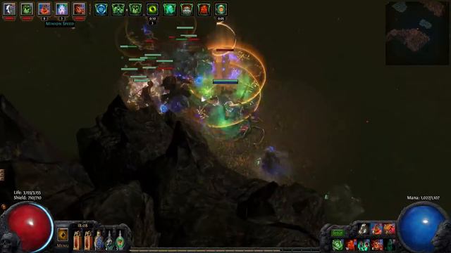 Path of Exile Ascendency: Army of Zoom Necromancer, SRS, Spectre, Zombie - Bog Map смотреть онлайн