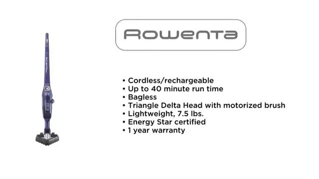 Rowenta Delta Force Intense Blue 18V Cordless Stick Vac смотреть онлайн