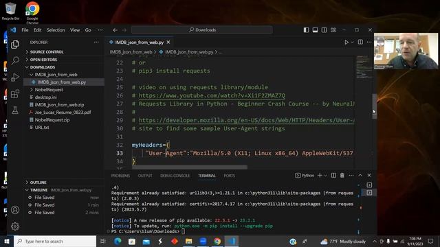 Python programs that uses requests library (after pip install) to read JSON from Internet смотреть онлайн