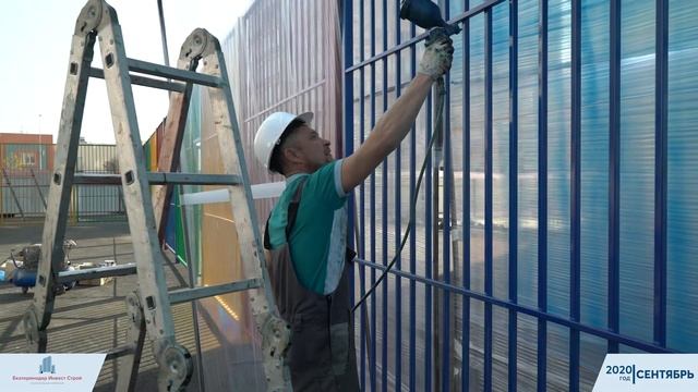 Жилой комплекс Цветы. Ход строительства сентябрь 2020 г. смотреть онлайн