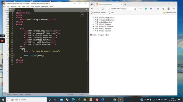 String Function in PHP (Hindi) смотреть онлайн