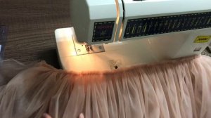 Как сшить юбку из фатина на резинке