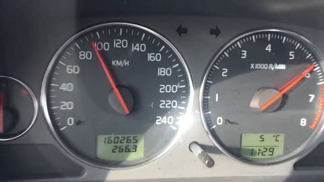 Volvo S40 2.0T 0-100 km/h Acceleration смотреть онлайн