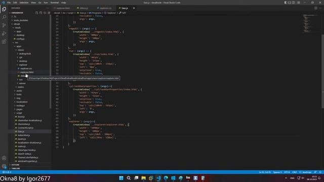 Пишу Okna8 - симулятор Windows 8.1, на HTML! 41 выпуск смотреть онлайн