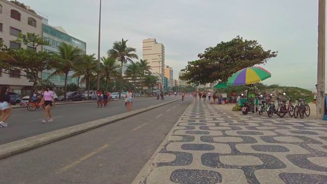 ?? Leblon Beach Boardwalk — Rio de Janeiro, Brazil |【4K】2021 смотреть онлайн