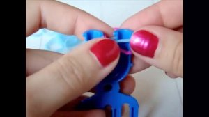 Браслет из резинок Чешуя дракона на рогатке