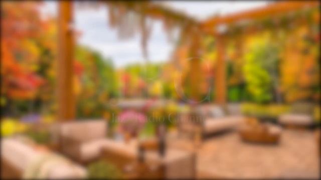 Relaxing Autumntime at Outdoor Coffee Shop Ambience with October Jazz Music to Work, Study смотреть онлайн