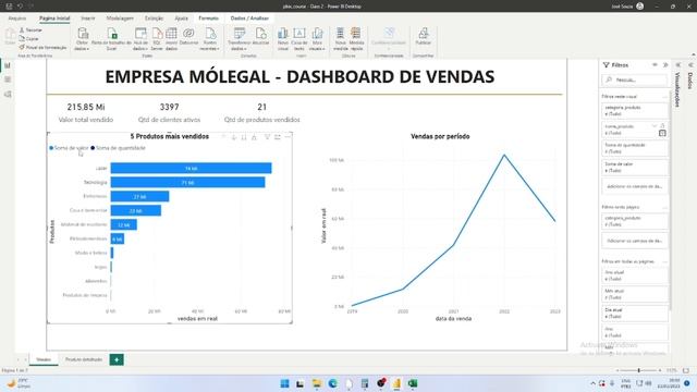 [Power BI] [Aula 2] - Drill through, medidas e RLS смотреть онлайн