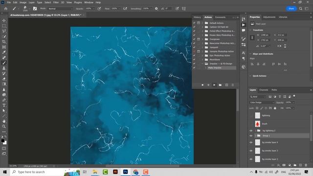 Impulse Photoshop Action Tutorial | Electric Effect Photoshop