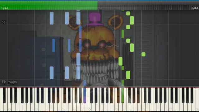 Break my Mind FNaF 4 SONG [Midi Piano Synthesia] смотреть онлайн