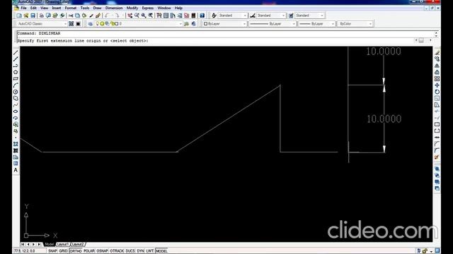 AutoCAD 2007 - DRAWING USING AUTOCAD SOFTWARE DIMENSIONING