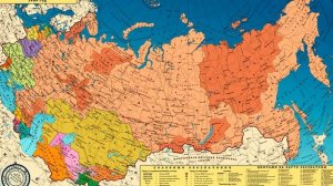 Карта России 1914 года