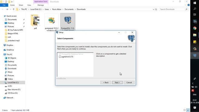 Cara Install Database PostgreSQL Pada OS Windows смотреть онлайн