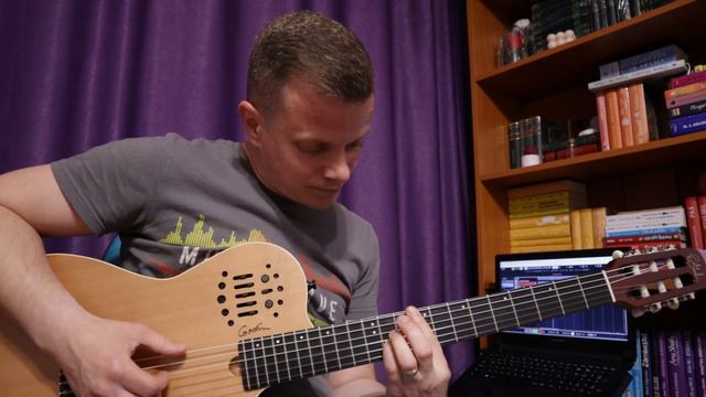 Godin Multiac ACS-SA Slim Nylon Cedar Natural (Recording for first time) смотреть онлайн