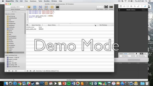 Query Cache Manipulation смотреть онлайн