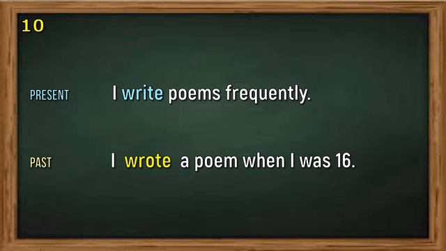QUIZ - Simple Present X Simple Past - IRREGULAR VERBS -/ Can you score 20/20? смотреть онлайн