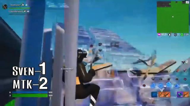 Sven vs Ghostrippie/MTK 2 | Fortnite 1v1 Gameplay смотреть онлайн
