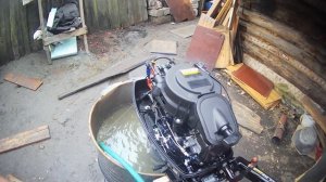 Тояма 9,9л.с 2т(15)Toyama marine.Обкатка.Установка тахометра.