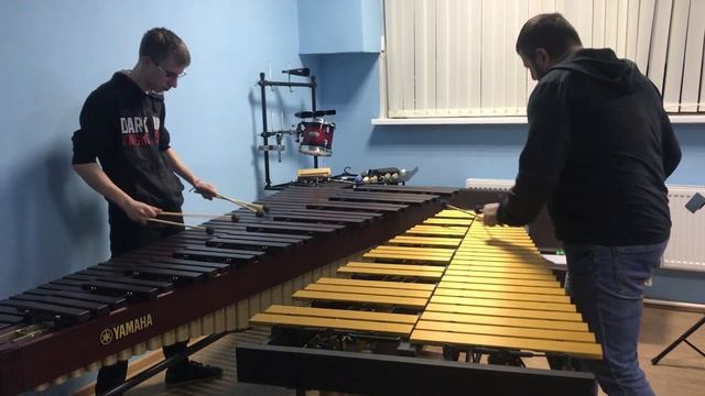 В лесу родилась Елочка ( импровизация) маримба Тихов Артём ,вибрафон Федотов Роман смотреть онлайн