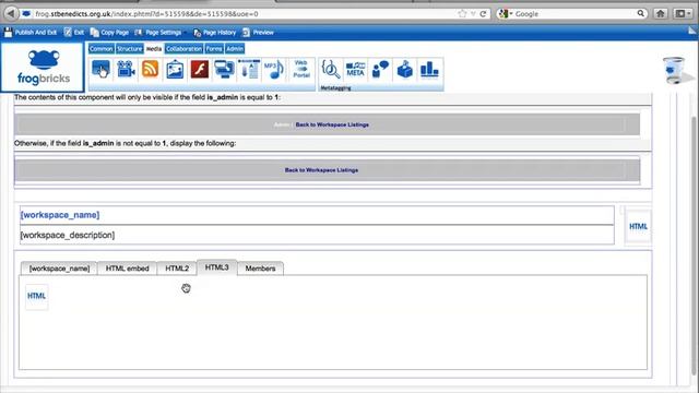 Frog HTML embed in workspaces смотреть онлайн