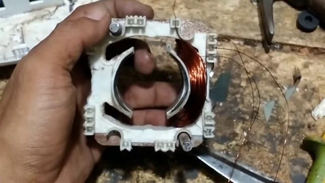 Tutorial melilit ulang stator blender Philips 2115 . original смотреть онлайн