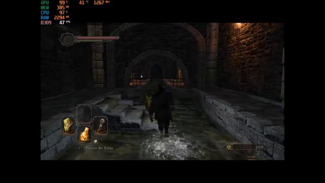 DarkSouls 2 - FPS Test e Gameplay (GT 710 e Pentium Dual Core E5800) смотреть онлайн