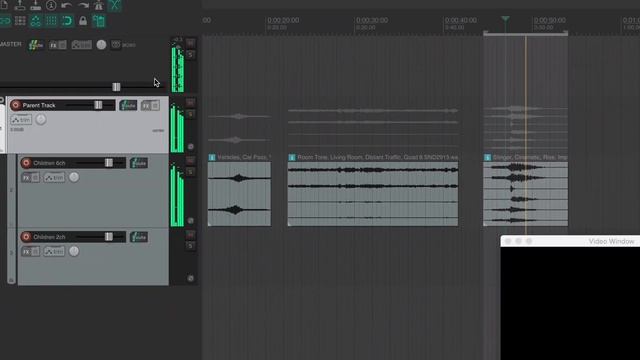 Треки в Reaper - Понимание каналов