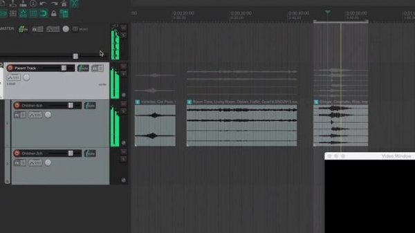 Треки в Reaper - Понимание каналов