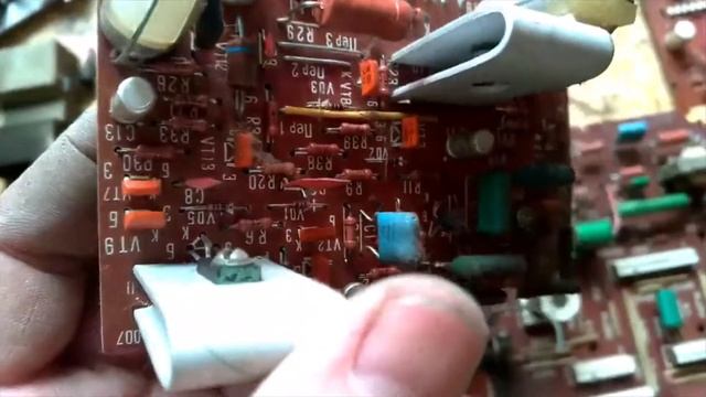 Монитор "Электроника 32 ВТЦ 201" - разбор. смотреть онлайн