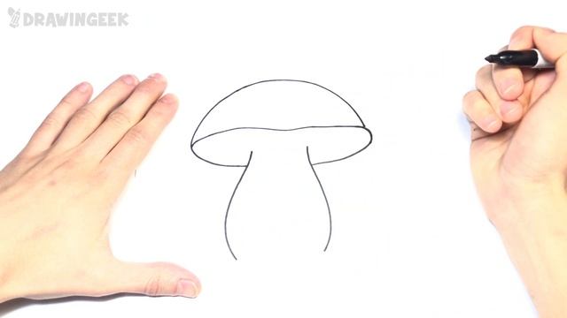 How to draw a Mushroom | Mushroom Easy Draw Tutorial смотреть онлайн
