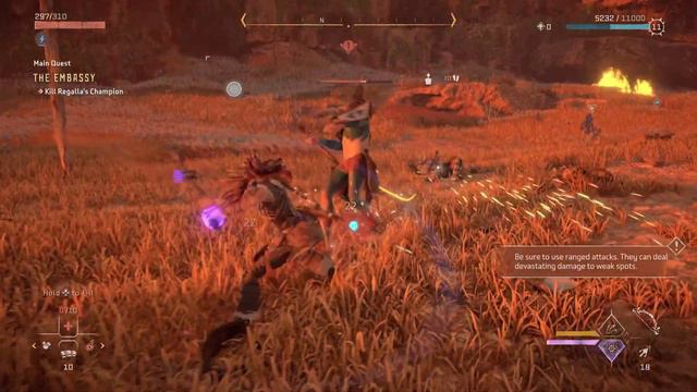 Horizon Forbidden West First Playthrough Very Hard Barren Light Fight Part 15 смотреть онлайн