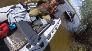 Завершение обкатки Sea pro 9.9. Замер скорости,100 км по реке. Часть 2.