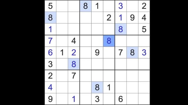Sudoku solution – New York Times sudoku 2 March 2023 Hard level смотреть онлайн