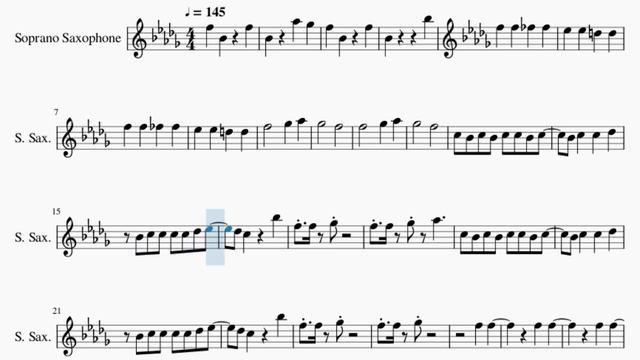 Soprano Sax Sheet Music: How to play The Rumbling (Attack on Titan) by SiM смотреть онлайн