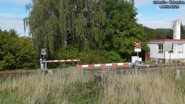 železniční Přejezd Česká Kamenice - P2608 / 01.10.2023 / Czech Railroad Crossing