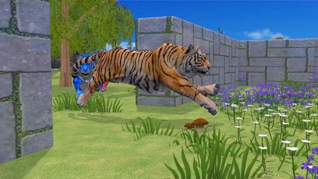 Giant Tiger vs Elephant vs Funny Monkey Escape From Pc Maze Game | Baby Monkey Collects Run Funny смотреть онлайн