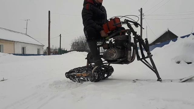 Иж юпитер (минибайк) табуретка теперь на гусеницах (продолжение) смотреть онлайн