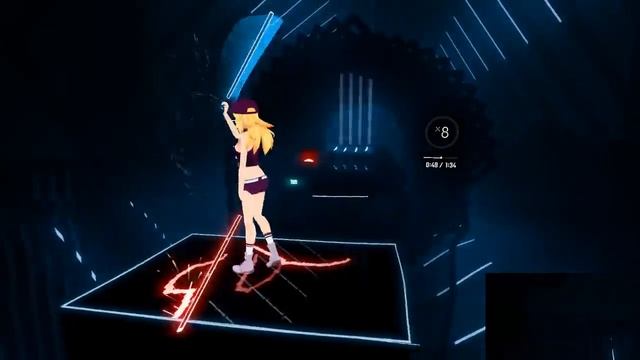 BeatSaber - Chikatto Chika Chikattsu (チカっとチカ千花っ♡) - Fujiwara Chika  [FullBodyTracking]