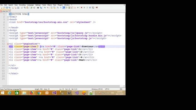 Latest Bootstrap Tutorial in Urdu/Hindi -Lec 12 Bootstrap Pagination смотреть онлайн