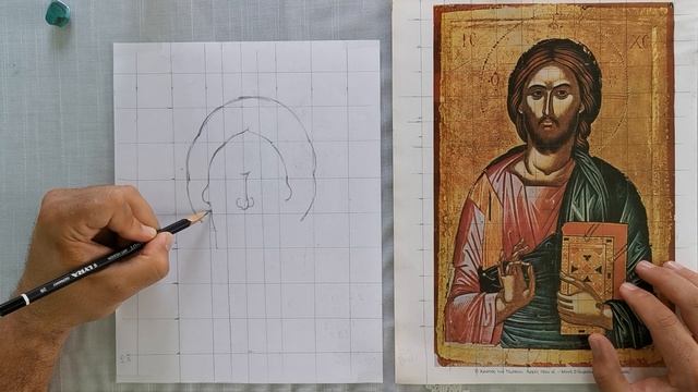 The Grid Method Explained! Learn to Draw Anything, Any Size! Μάθημα Αγιογραφίας смотреть онлайн